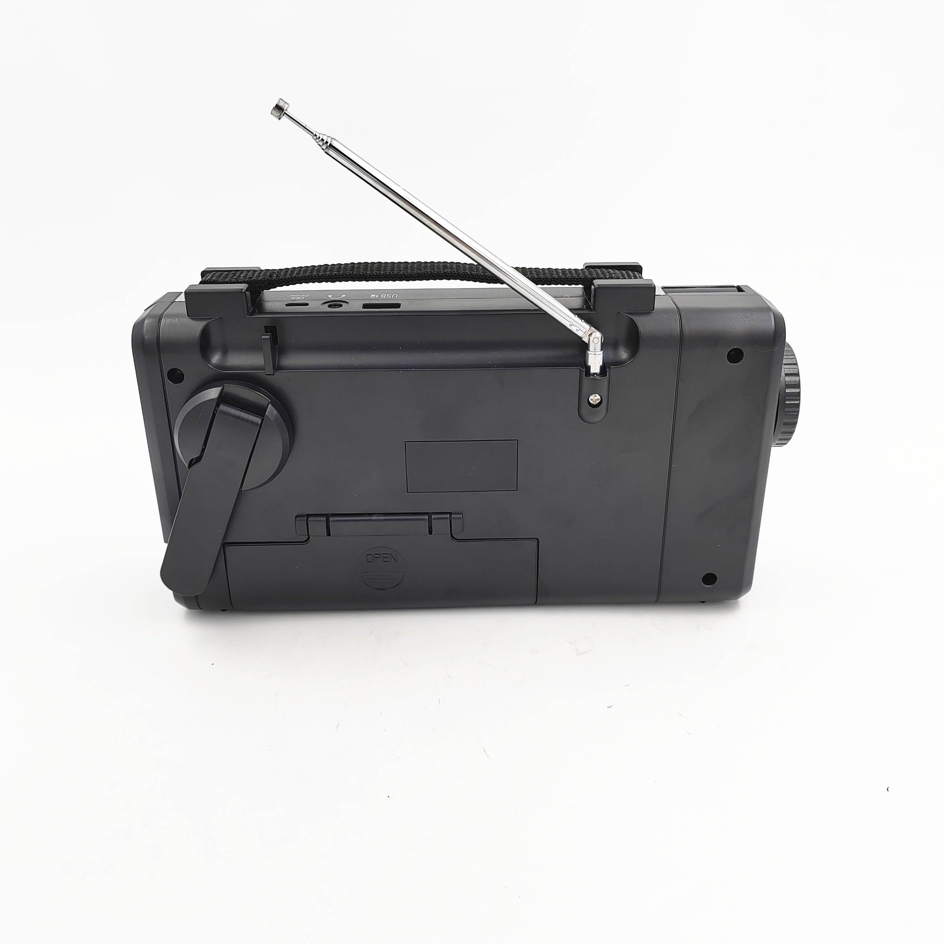 Multi-Band Solar Emergency Radio with Flashlight