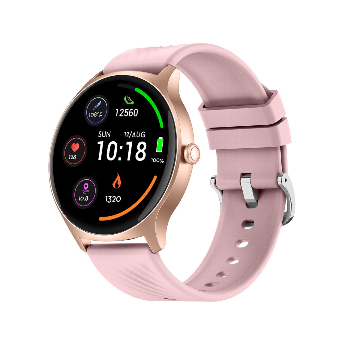 Smartwatch Denver Electronics Rosa Rose Gold