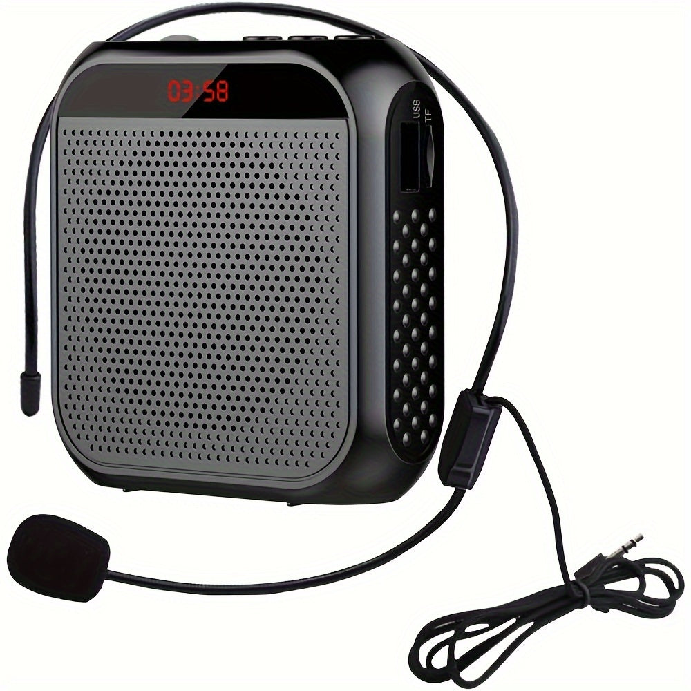 Portable Voice Amplifier with Headset Microphone