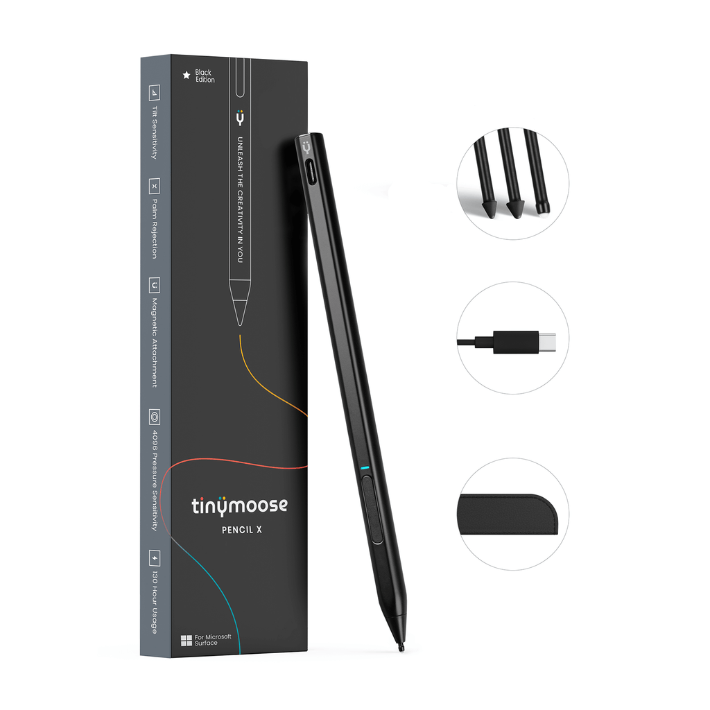 Pencil X – For Microsoft Surface Devices Supporting MPP Protocol - Black
