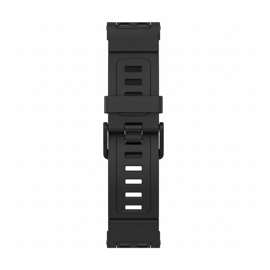 Correia Tech-Protect Iconband preta para Garmin Fenix - vista plana